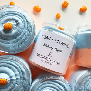 Blueberry Pumpkin Whipped Soap